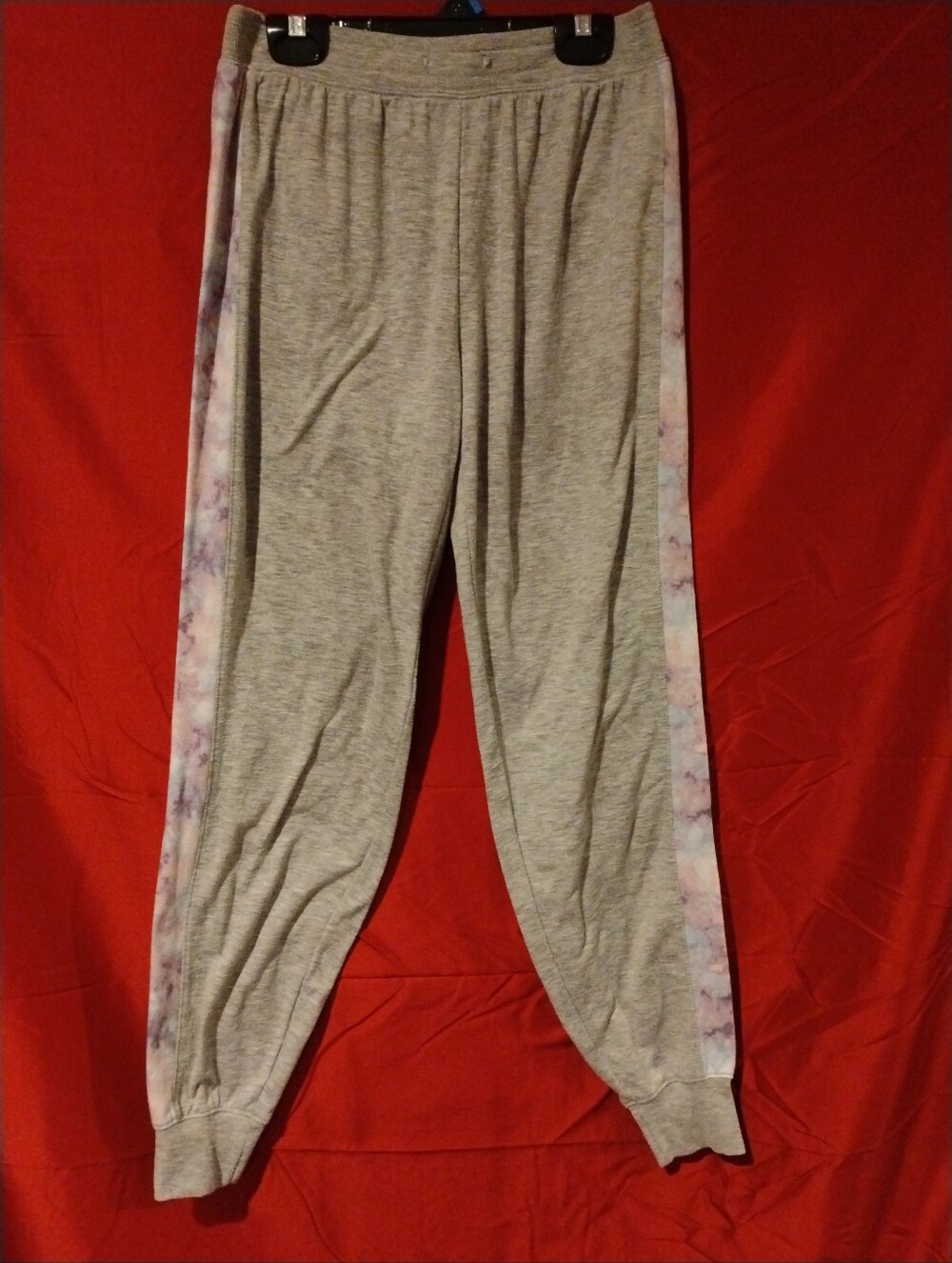 Splendid Grey Heather Joggers Tie Dye Side Stripe Lounge Pants - XS